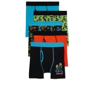 NEW Athletic Works Boys Boxer Briefs 5 Pack Multicolor Performance small S 6/7